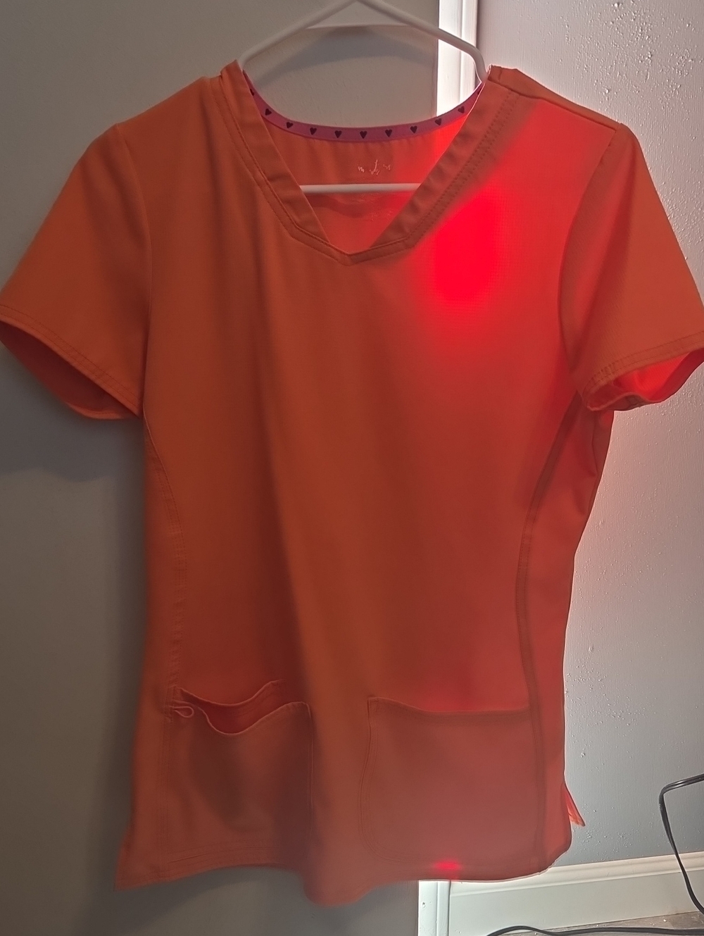 Women’s Orange Medical Scrub Set